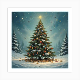 Christmas Tree Art Print