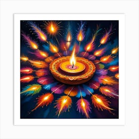 Diwali Paintings Art Print Art Print