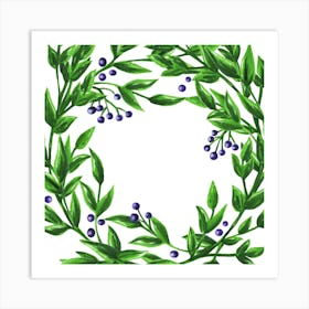 Branches Frame Art Print