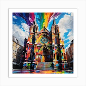 Rainbow Cathedral 2 Art Print