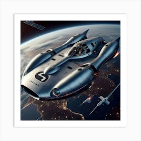 Spaceship Art Print