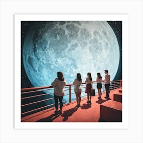 Full Moon 15 Art Print