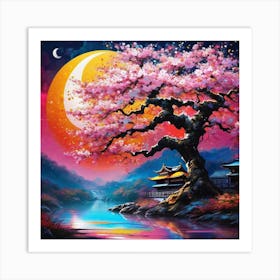 Cherry Blossom Tree 9 Art Print