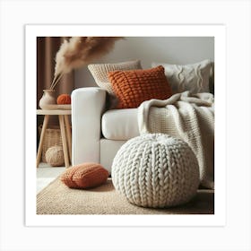 Cozy Living Room Art Print