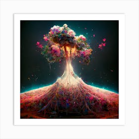 Festival tree Art Print