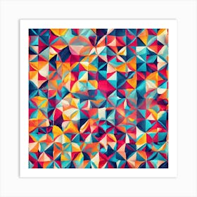 Abstract Geometric Pattern 9 Art Print