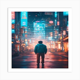 City At Night Art Print