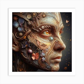 Face Of A Woman 5 Art Print