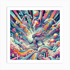 Psychedelic Art 29 Art Print