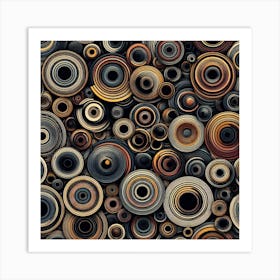 Circle Pattern Art Print