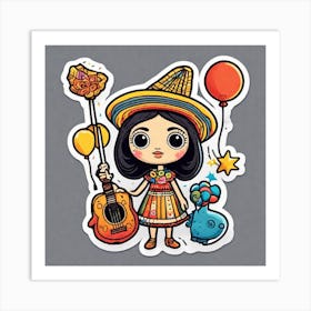 Mexican Girl 1 Art Print