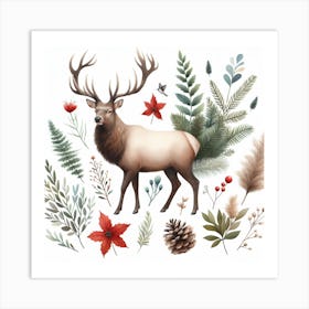 Elk 2 Art Print