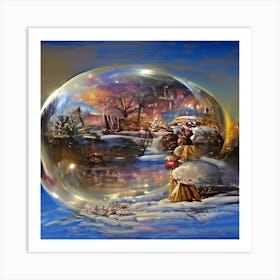 Snow Globe Art Print