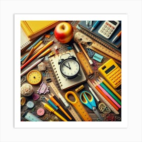 Back To School 13 Art Print