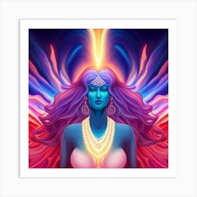 Mystic Blue Art Print