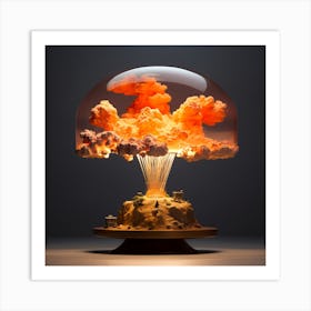 Atomic Bomb Art Print
