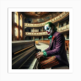 Joker At The Piano 8 Art Print