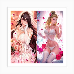 Anime Brides Art Print