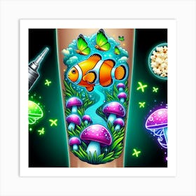 Fish Tattoo Art Print