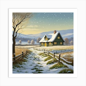 Winter Landscape 4 Art Print