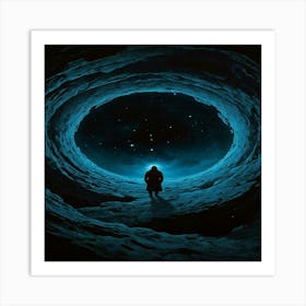 Man In A Tunnel Art Print