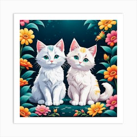 Cute Kittens Art Print