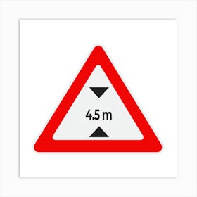 Road Sign.A fine artistic print that decorates the place.11 Art Print