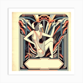 Art Deco era, modern twist Art Print