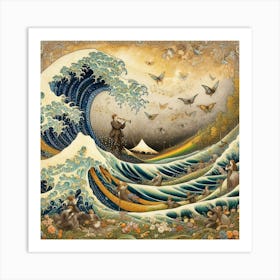 Great Wave Off Kanagawa 2 Art Print