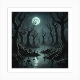 Dark Forest 41 Art Print