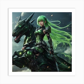 DragonRider V2 Art Print