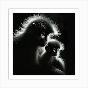 Mother And Child 6 Art Print