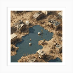 Deserted Village 17 Art Print