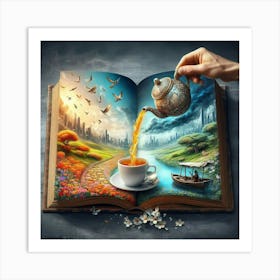 Book Of Wonders Teapot 3 Art Print