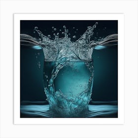 Water Splash 2 Art Print