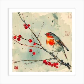 Birds. The Poem Of The Fluttering Seasons [鳥たち: 羽ばたく季節の詩] (I) Art Print