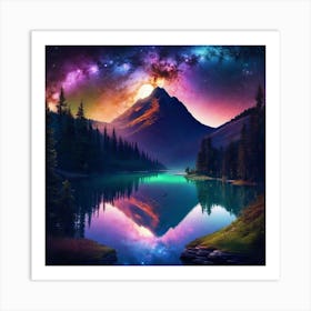 Galaxy In The Sky 6 Art Print