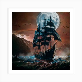 Night Sail Art Print