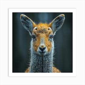 Deer Portrait Art Print