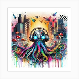 Octopus 17 Art Print