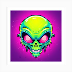 Alien Logo 6 1 Art Print