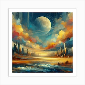 Cityscape 7 Art Print