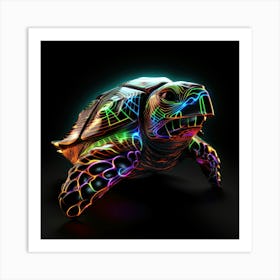 Nebula Turtle Art Print