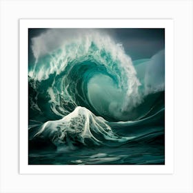 Ocean Wave Art Print