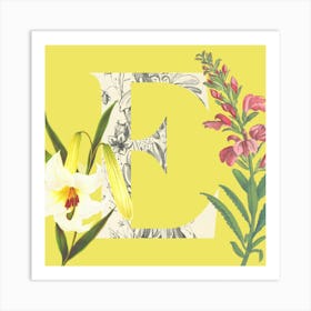 Botanical E Art Print