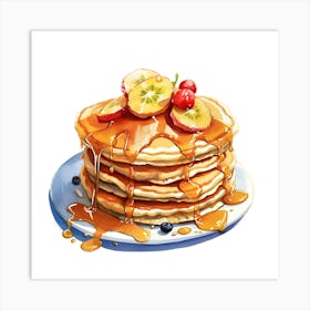 Pancakes With Syrup 5 Art Print