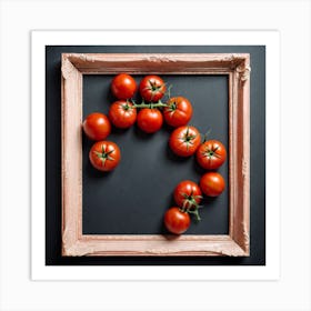 Tomatoes In A Frame 3 Art Print