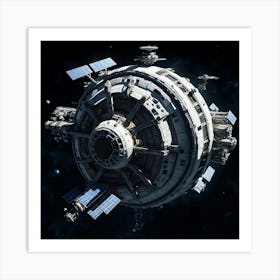 Celestial Hub of the Galactic Frontier Art Print