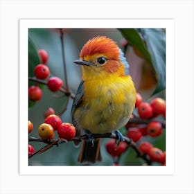 Rufous-Tailed Robin 8 Art Print