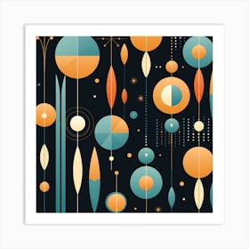 Abstract Geometric Pattern 36 Art Print